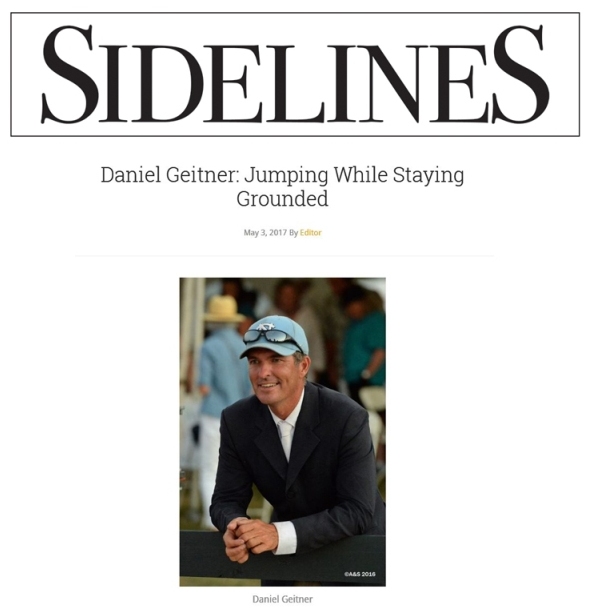 Daniel Geitner in Sidelines.
