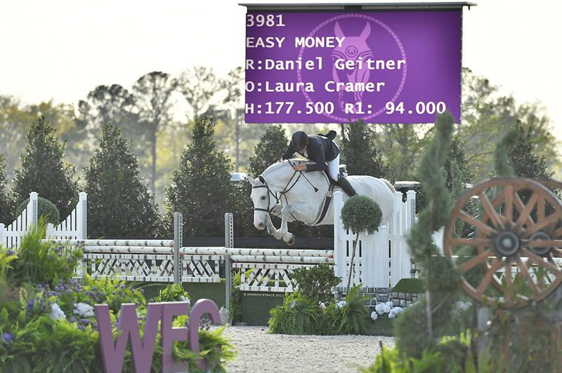 DANIEL GEITNER CONQUERS WORLD EQUESTRIAN CENTER – OCALA HUNTER DERBY FRIDAY. 